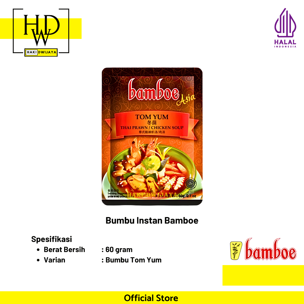 

Bamboe Bumbu Masak Instan Masakan Nusantara - Bumbu Tom Yum