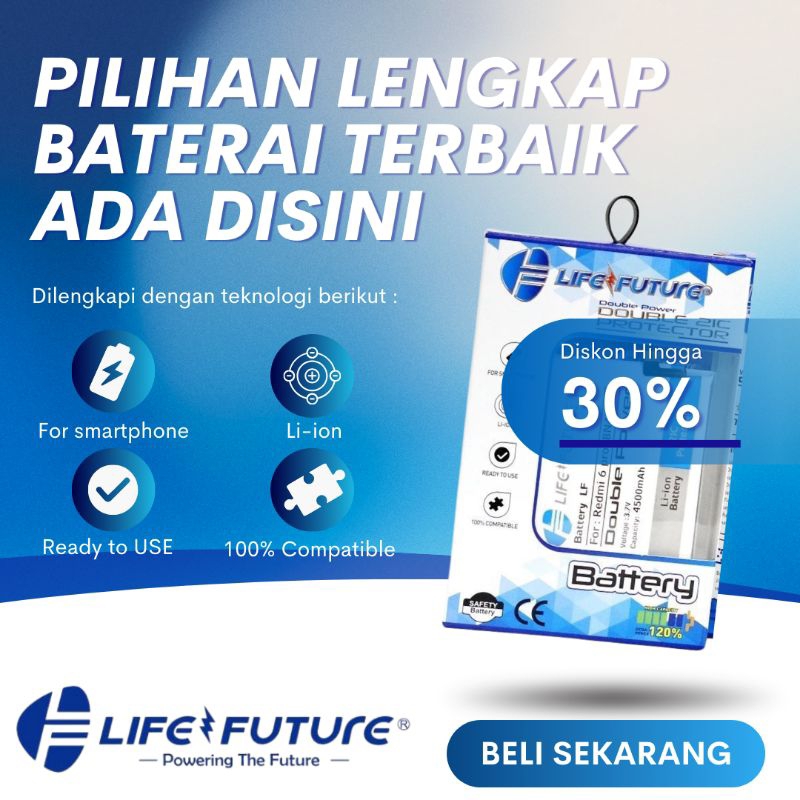 BATERAI BATTERY XIAOMI REDMI/ BN47 BATERAI LIFE FUTURE DOUBLE POWER