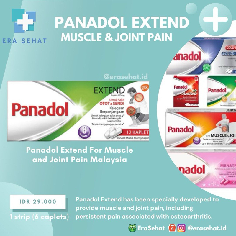 Panadol Extend Muscle & Joint Pain Malaysia