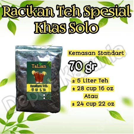 

Teh Racikan Spesial 70gr Daun Teh Racikan Kemasan 80 gram