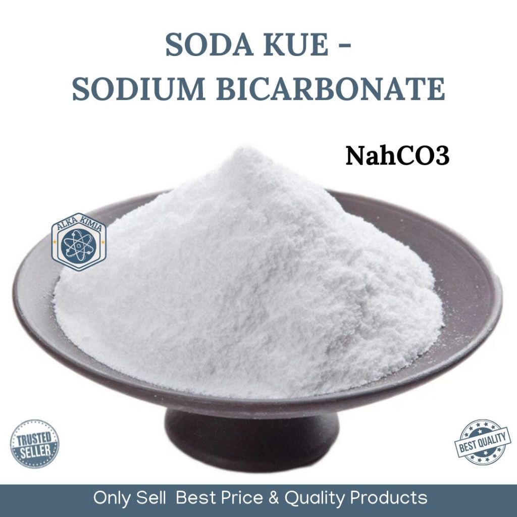 

Soda Kue Sodium Bicarbonate 1kg / Pengembang Adonan Soda Kue Food Grade / Eksfoliator Industri Kosmetik