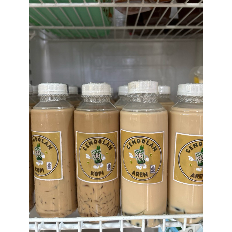 

minuman cendolan kopi atau aren