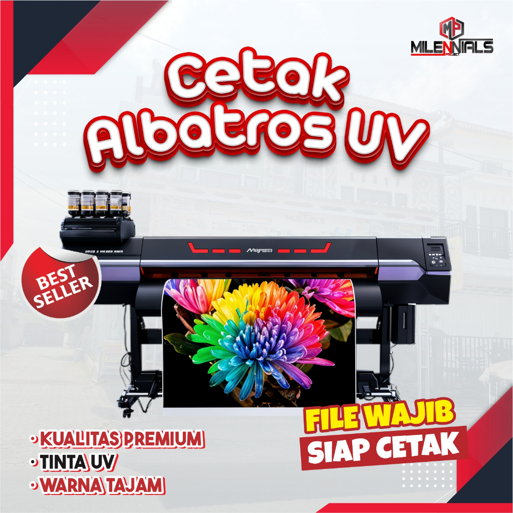 

Layanan Cetak UV di Kertas Albatros – Warna Cerah, Permukaan Doff, Bebas Silau || Jasa Cetak UV di Media Albatros