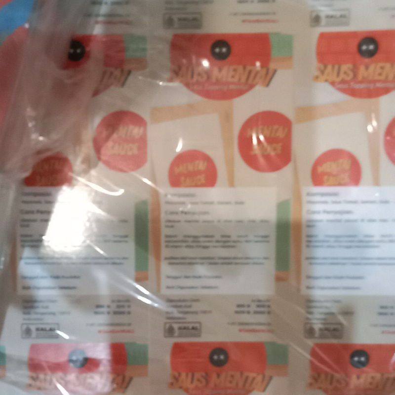 

PESANAN 1kg x 26 MENTAI PEDAS NON TOBIKO ANGGA