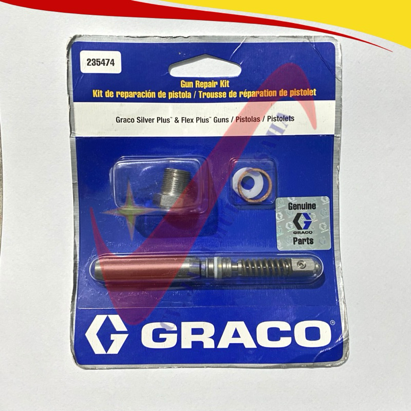 GRACO Jarum Spray Gun Silver Plus