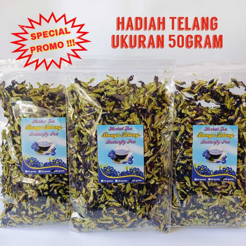 BUNGA TELANG KEMASAN 500 GRAM