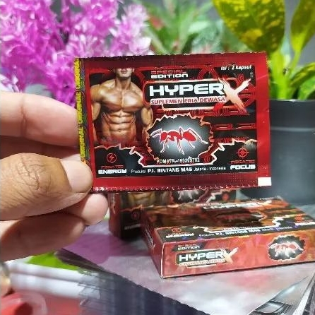 

TERMURAH !!! Madu Bubuk Herbal HIPER X ECER 1 Pack 2 Kapsul - COD PRIVASI