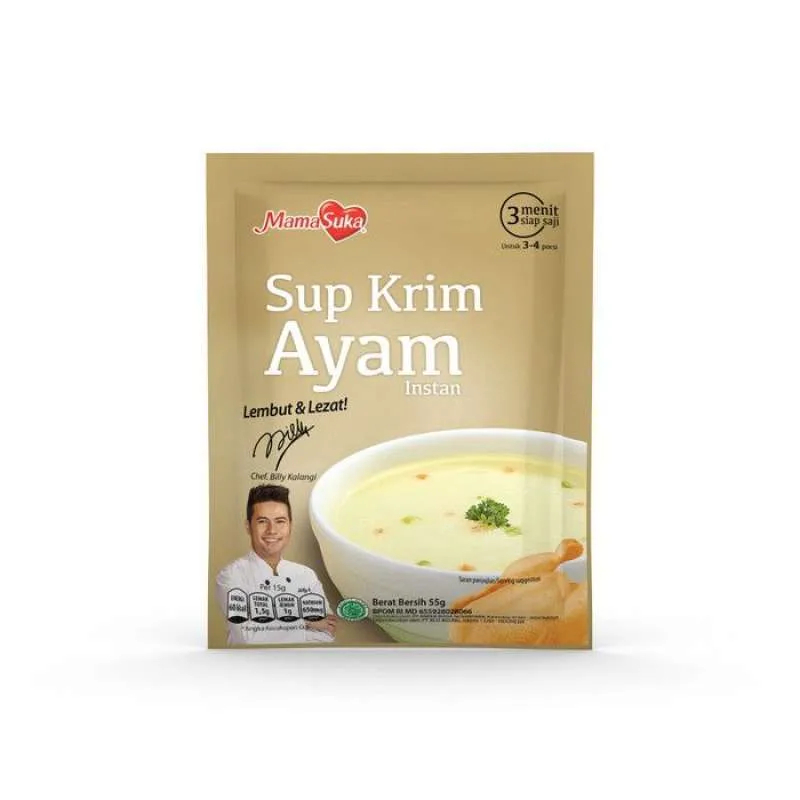 

MAMASUKA SUP KRIM AYAM PCK 55g