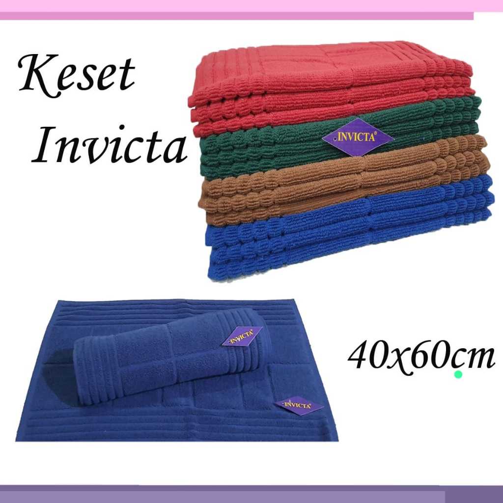 KESET HANDUK POLOS INVICTA/KESET HANDUK/KESET LANTAI