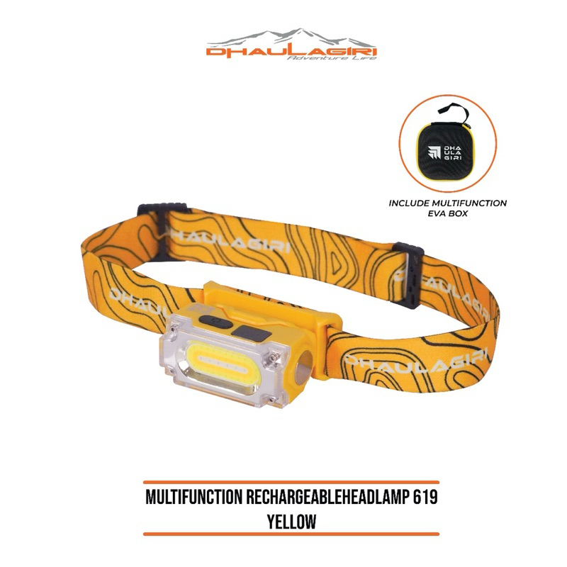 Dhaulagiri Multifunction Rechargeable Headlamp 619 / Headlamp Outdoor