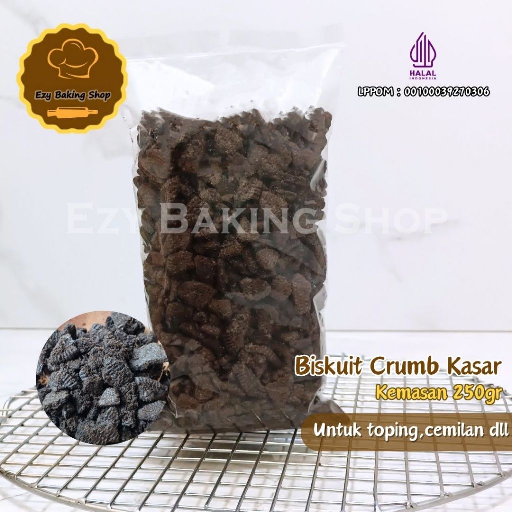 

Biskuit Crumb Kasar 250gr - Remahan Orreoo Ground Crumb