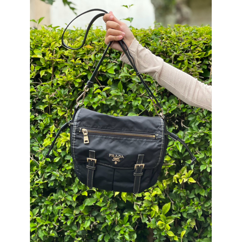 Preloved sling bag tas bahu shoulder bag predong *prada**