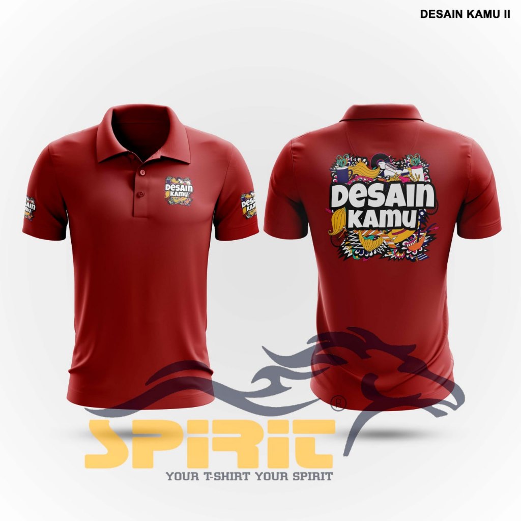 baju polo custom sablon desain sendiri kaos polo sablon dtf desain sendiri lengan pendek