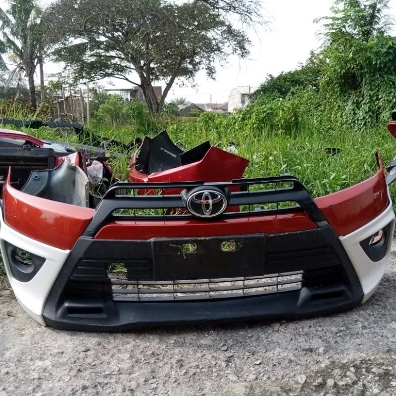 bemper depan yaris lele 2015 2016 2017