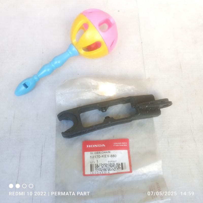 karet bantalan rantai arm slider chain supra 100 supra x supra fit lama old 52170-KEV-880 ori origin