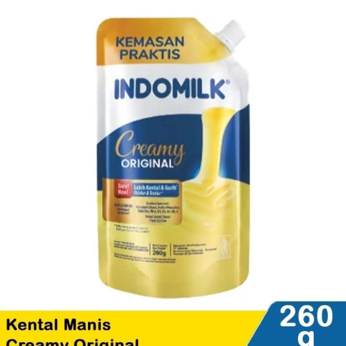 

Indomilk Creamy Susu Kental Manis Pouch 260 gram Varian