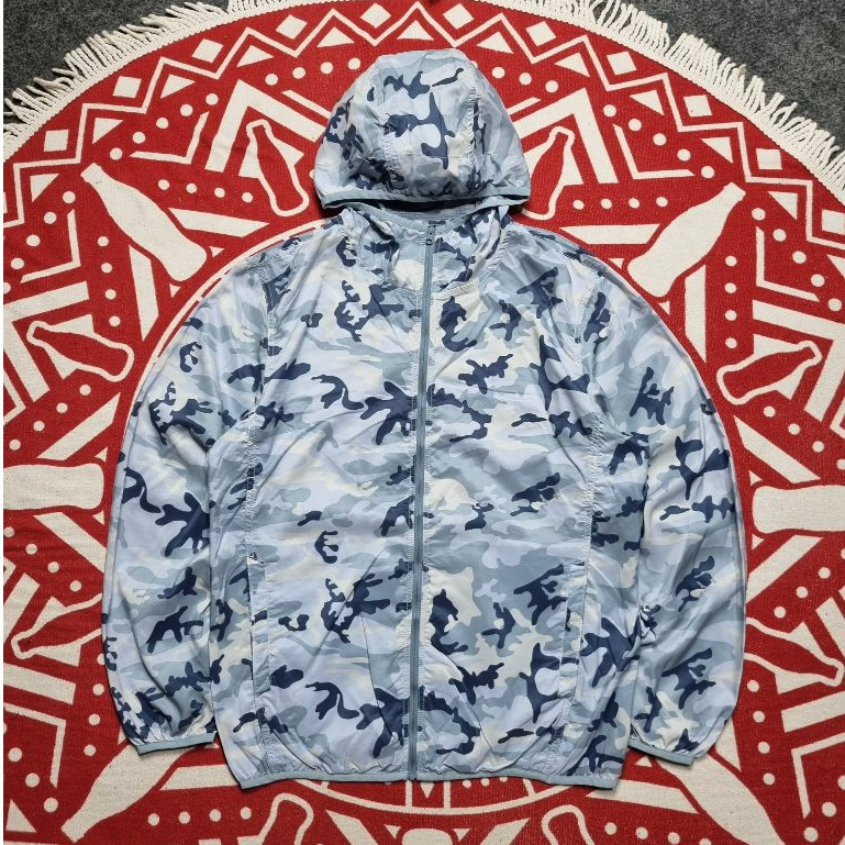 jacket running Camo uniqlo