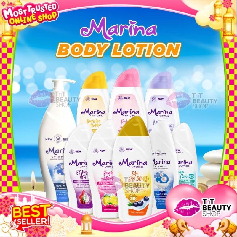 Marina Hand & Body Lotion Sun Protection UV SPF 30++ Body Serum - Sa Beauty Shop