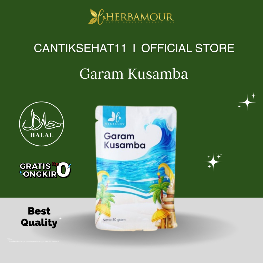 

Garam Kusamba Herbalov Garam Murni Garam Laut Terbaik