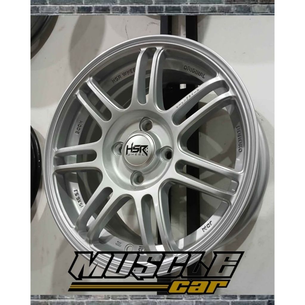 Veleg mobil ring 15 pelek Hsr boon R15 untuk brio , agya , etios , sirion