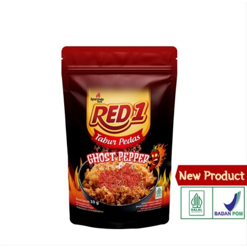 

Red1 Tabur Pedas Ghost Pepper 30 gr Ultra Pedas