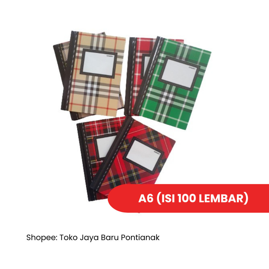 

Okey Buku Oktavo 100 Lembar Hardcover Note Book Tulis Garis Hard Cover