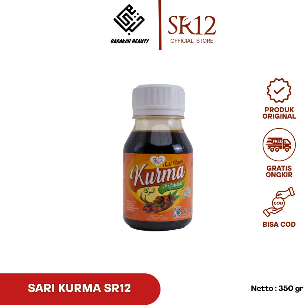 

Sari Kurma SR12 100% Murni Sar Kurma Asli Tanpa Pengawet BPOM Halal