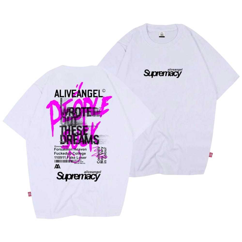 KAOS STREETWEAR / T-SHIRT SUPERMACY / KAOS DISTRO UNISEX / KAOS DISTRO ORIGINAL / KAOS DISTRO ALIVE 