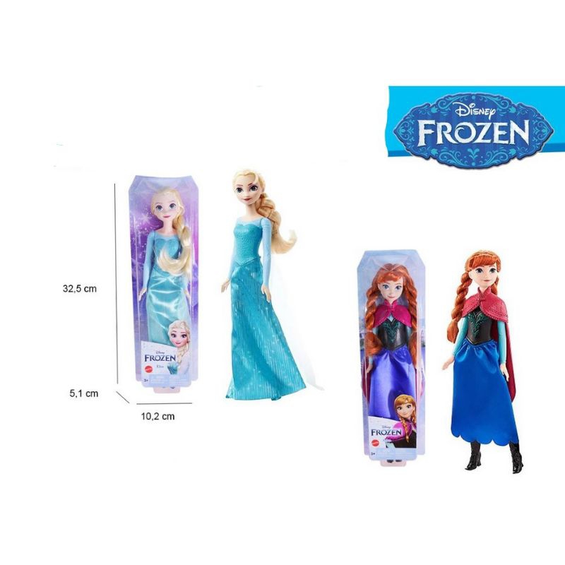 Disney Frozen Barbie Fashion Doll Elsa Anna Original Mattel HMJ41