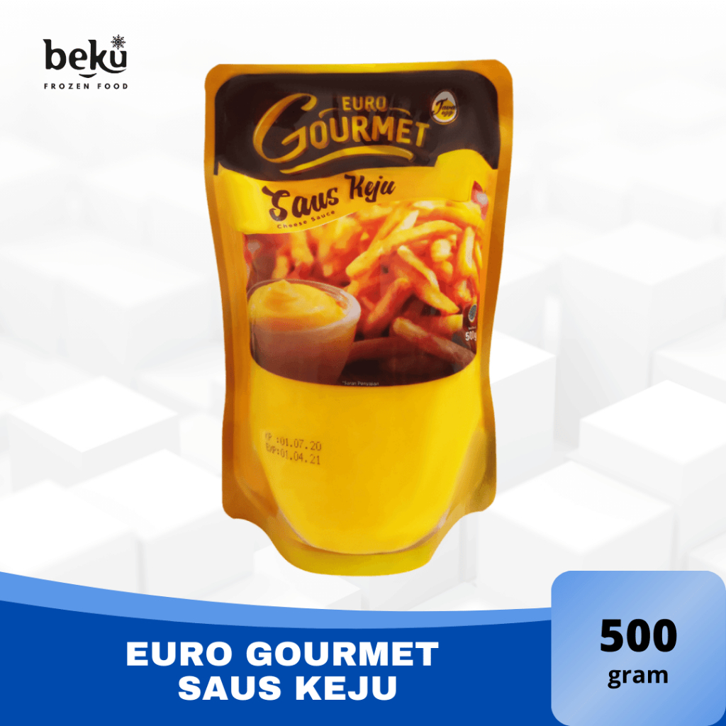 

[SOLO, JAWA TENGAH] EURO GOURMET SAUS KEJU - GOURMET CHEESE SAUCE (500g)