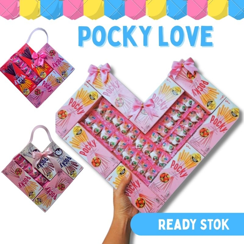 

FREE CARD Pocky sudah bentuk love viral kado cewek murah