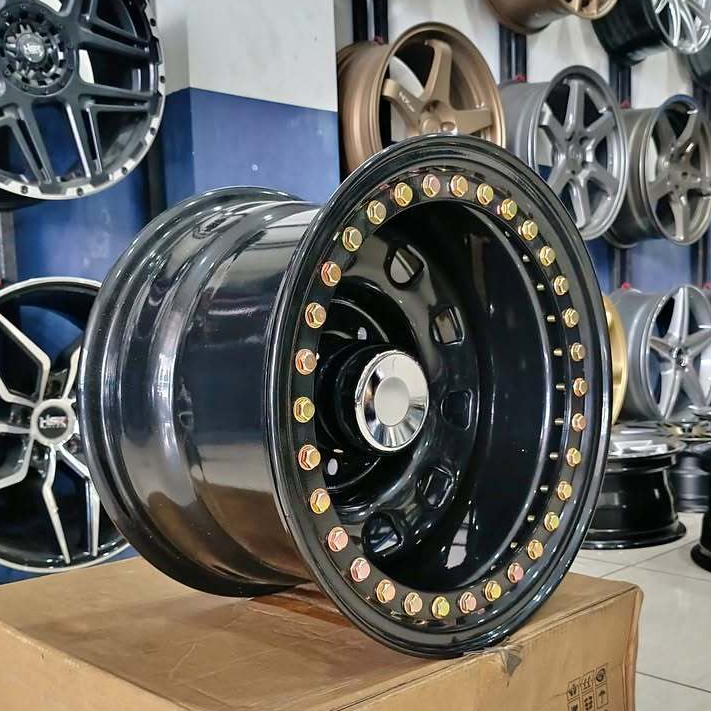 Jual Velg Offroad Mobil Feroza, Vitara, Jimny, Katana, Ring 15 Hsr Beadlock Mokupo