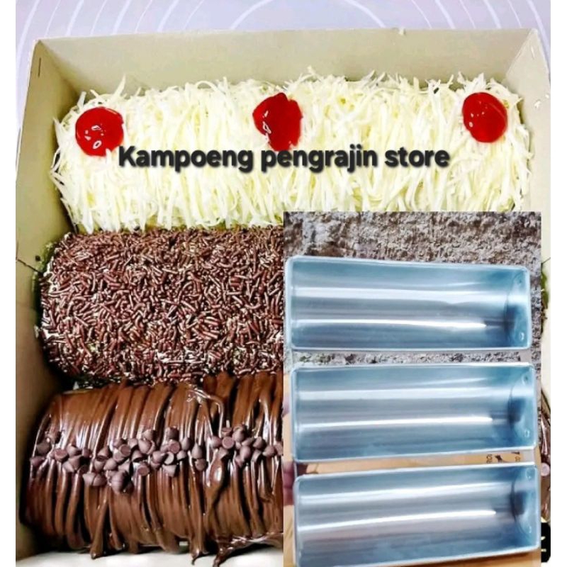VIRAL.... Loyang Bolu 3 rasa, cetakan kue bolu sekat 3 rasa, cetakan 3 baris panggang aluminium teba
