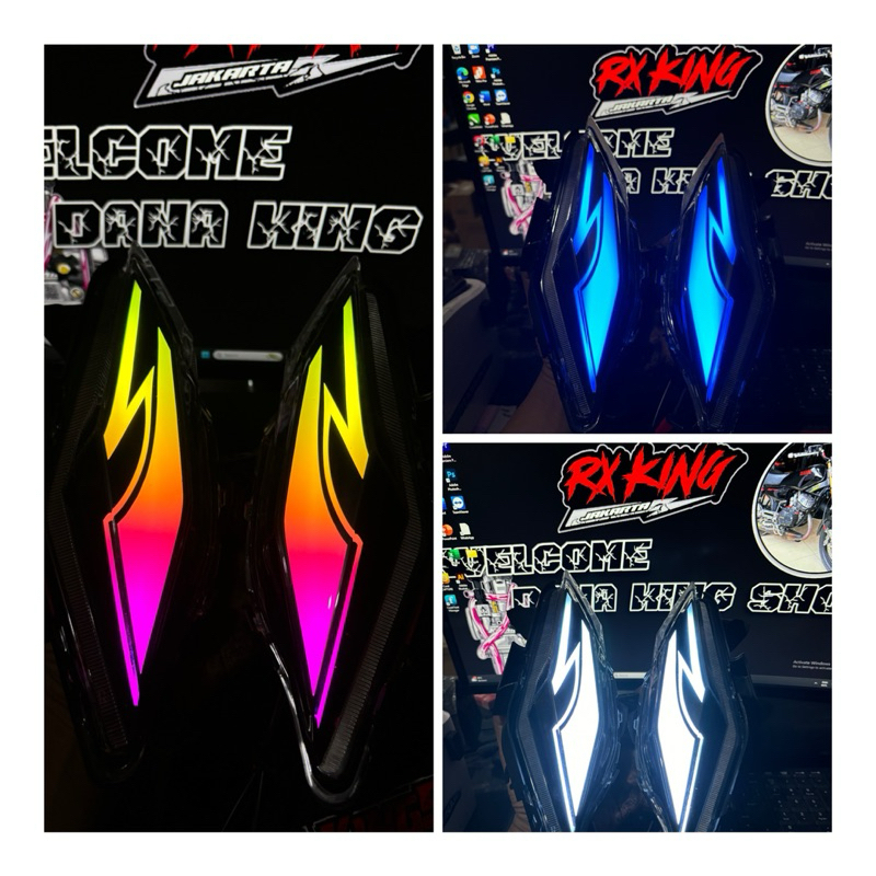 SEIN SEN DEPAN HONDA BEAT LED 2020 2021 2022 2023 2024 CUSTOM LAZY LIGHT RGB