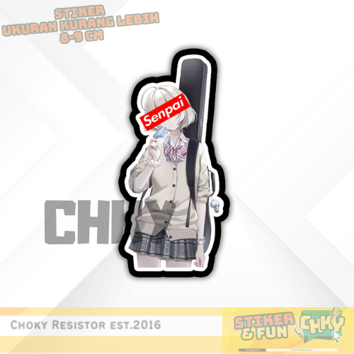 

Stiker Sticker Vinyl Laminasi Glosy CUTE JAPANESE GIRL SENPAI Vol 34