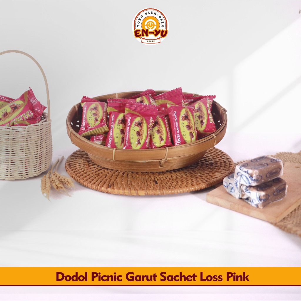 

Dodol Garut PICNIC Sachet Classic Kiloan Loss Pink 500g / 1000gr