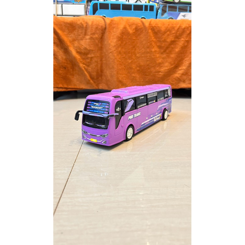 Miniatur bus plastik full modif (phd trans kenzo)