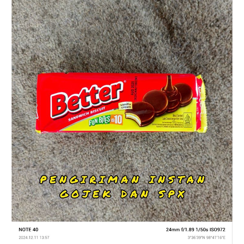 

BETTER ~ BISCUITS SANDWICH VANILLA 100gr