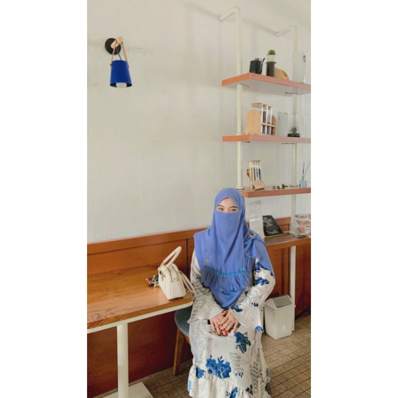 Segiempat Oval set Cadar Aurelia by Sazkiealinn_hijab