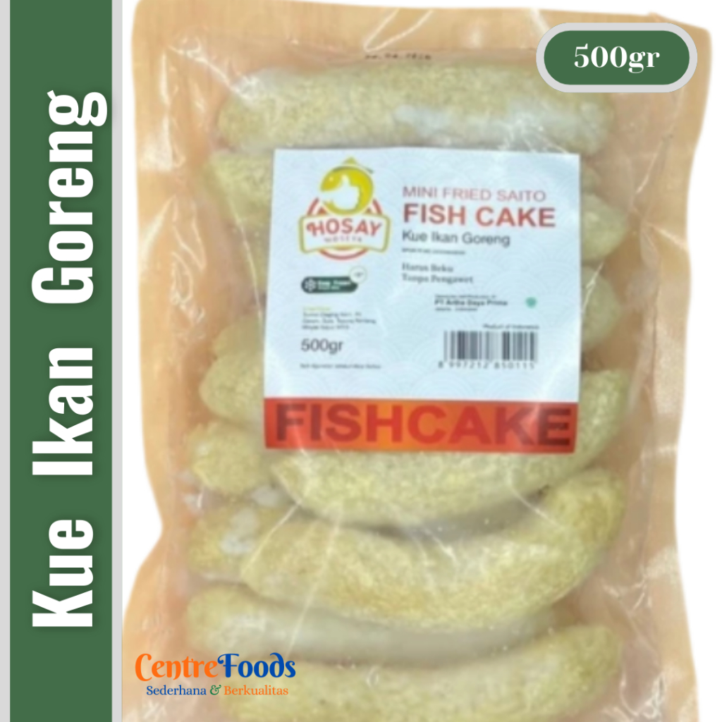 

Kue Ikan Goreng - Mini Fried Saito Fish Cake Hosay | 500gr [ Harga Per BKS ]