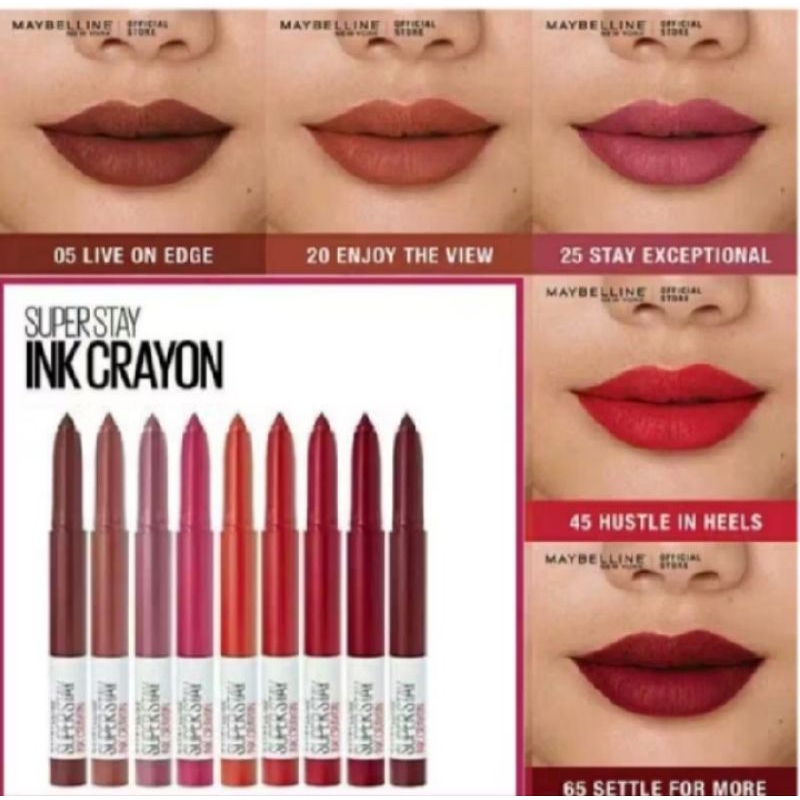 Maybelline Superstay Ink Crayon Matte Lipstick