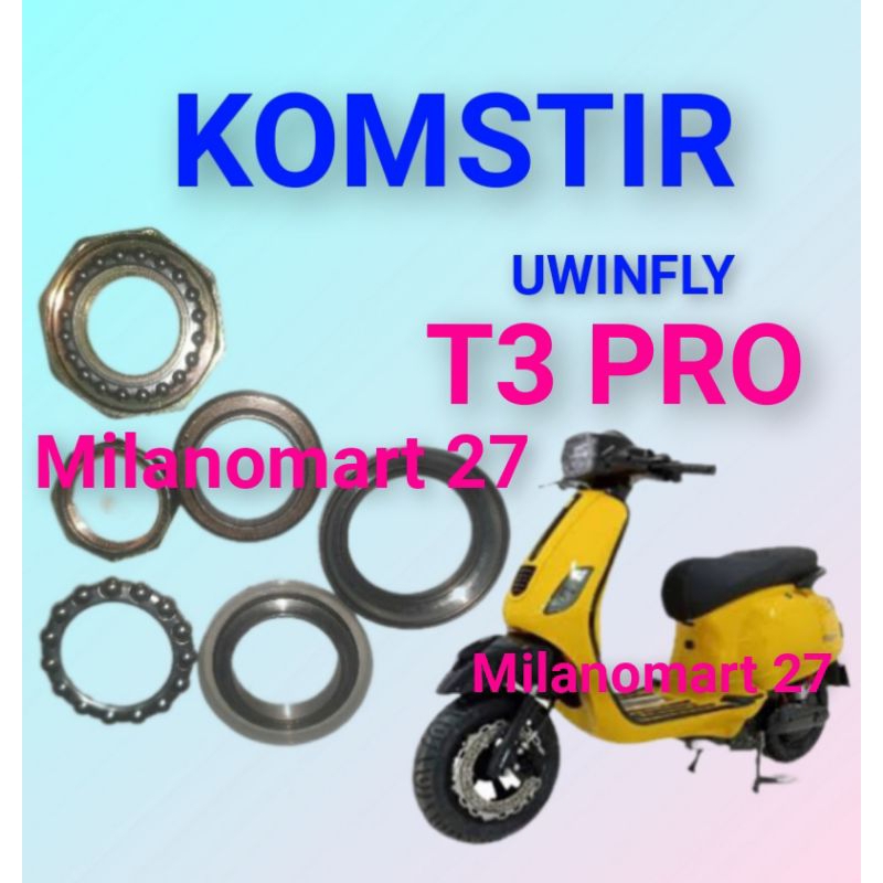 komstir original uwinfly T3 PRO kones headset motor listrik uwinfly T3 pro