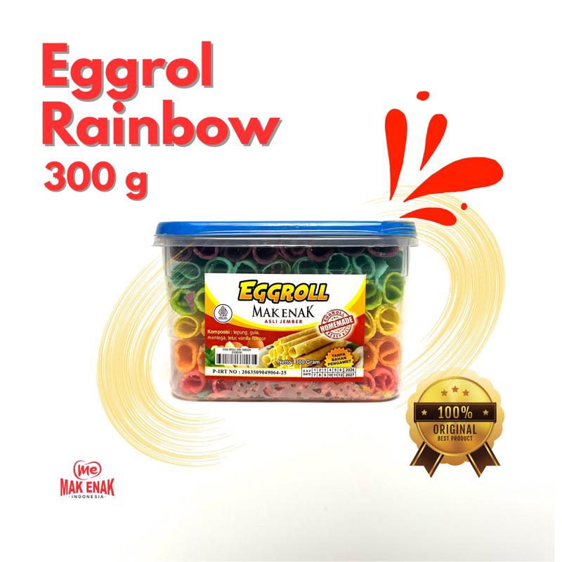 

EGROLL RAINBOW [Mak Enak Jember]