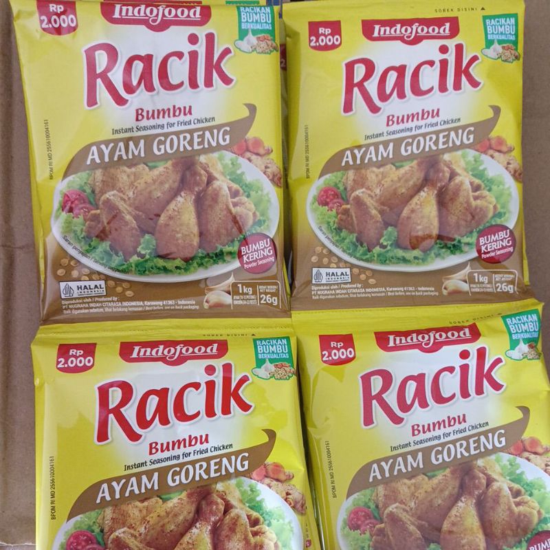 

Racik Bumbu Ayam Goreng 26g Renteng