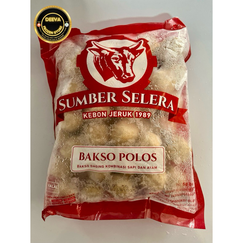 

Sumber selera bakso polos isi 50 650gr