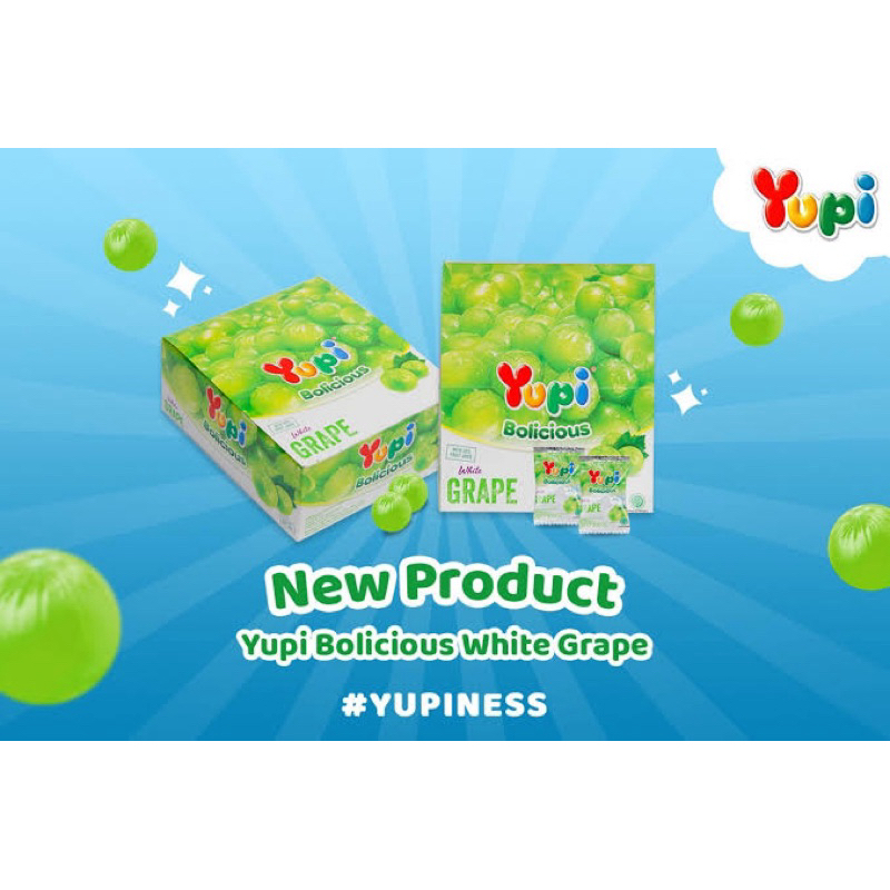 

YUPI Gummy Bolicious Grape 1Box 24pcs