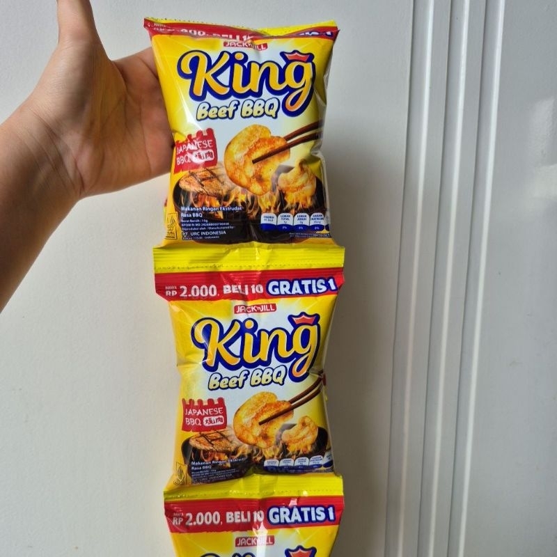 

King Beef BBQ Renceng isi 11 Bungkus