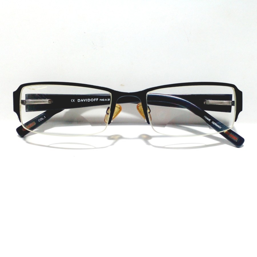 Kacamata semi rimless Davidoff - frame germany - original
