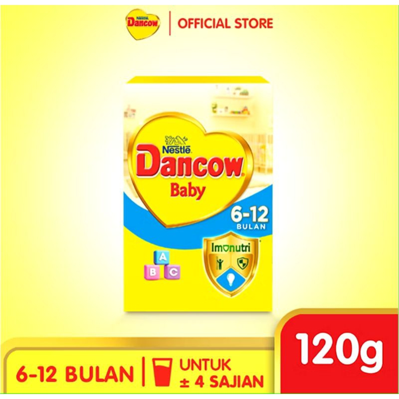 

NESTLE DANCOW Baby 2 Imunutri (6-12Bulan) Susu Formula Bayi - 120grm