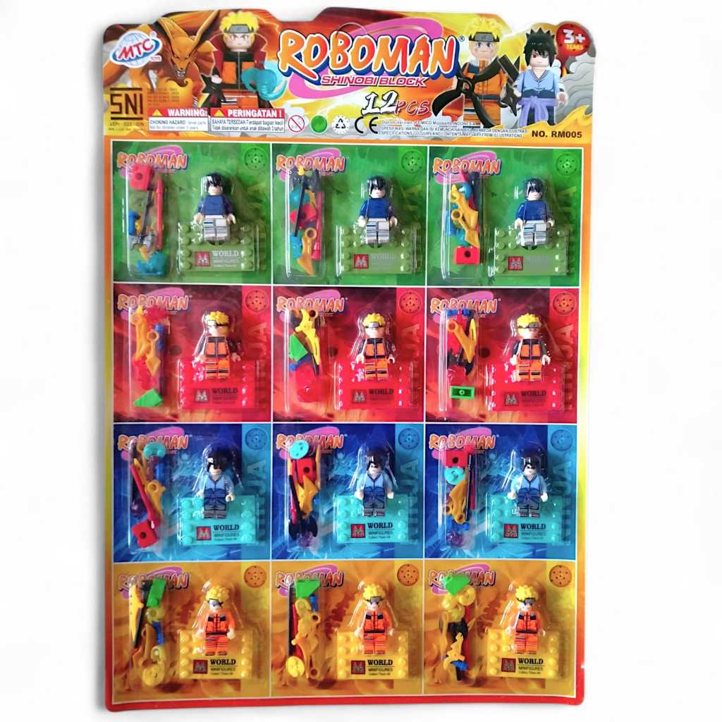 MAINAN ROBOT NARUTO RM 005 / MAINAN FIGURE NARUTO / MAINAN ROBOT SASUKE / MAINAN R0B0MAN NARUTO
